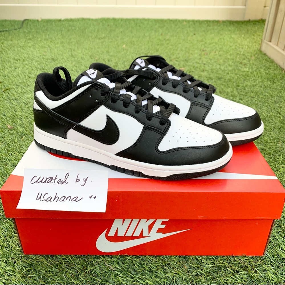 Nike Dunk Low retro white black panda shoes - Picture 3 of 4